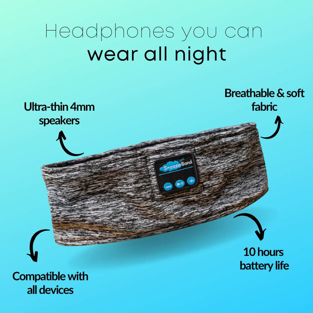SnoozeBand™ - Bluetooth Sleep Headphones – Snooze Band
